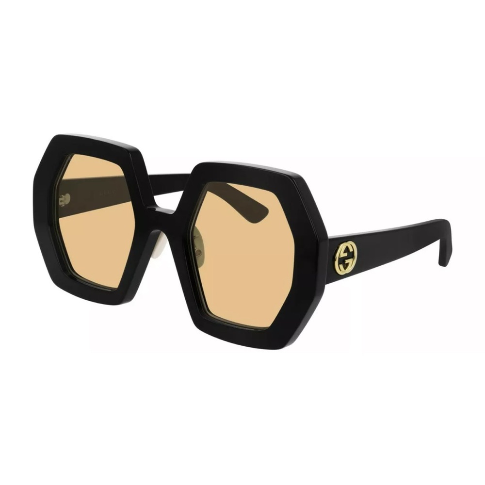 Gucci Black/Yellow Sunglasses